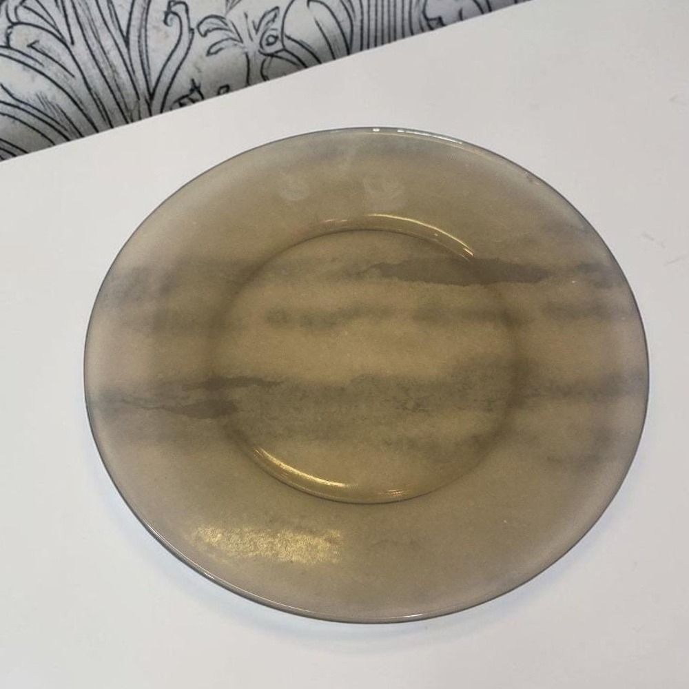 Arcoroc‎ Smokey Brown Dinner Plate, Vintage Tableware, Replacement Dinnerware